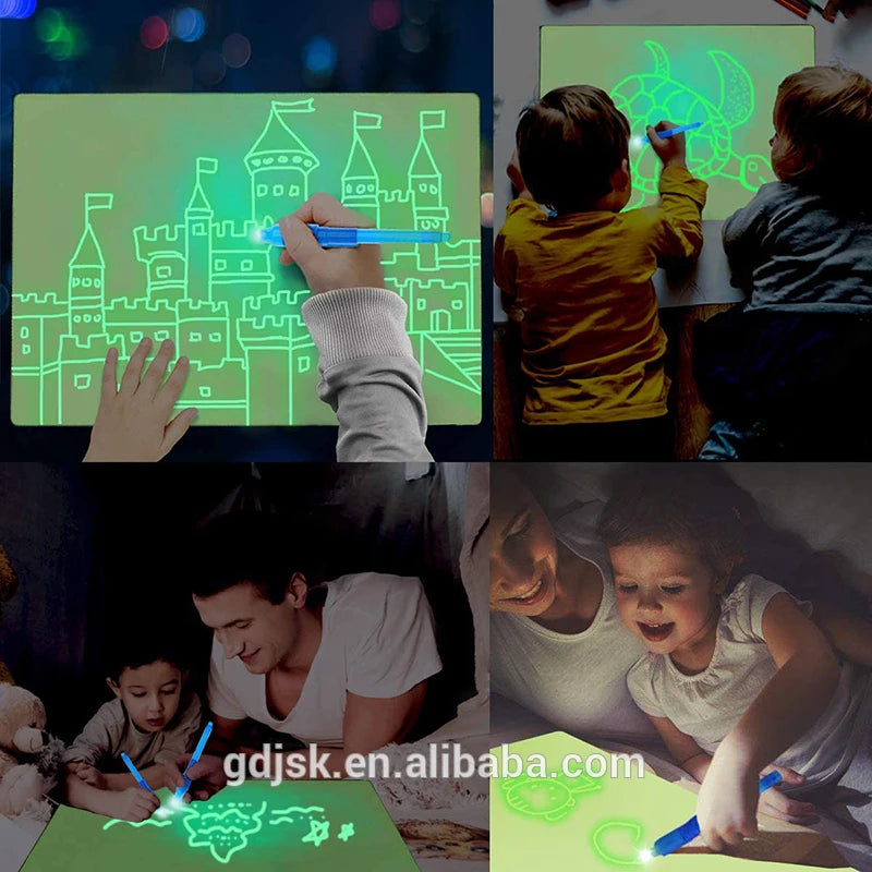 Magic GlowDoodle Pad - lichtgevende tekentablet