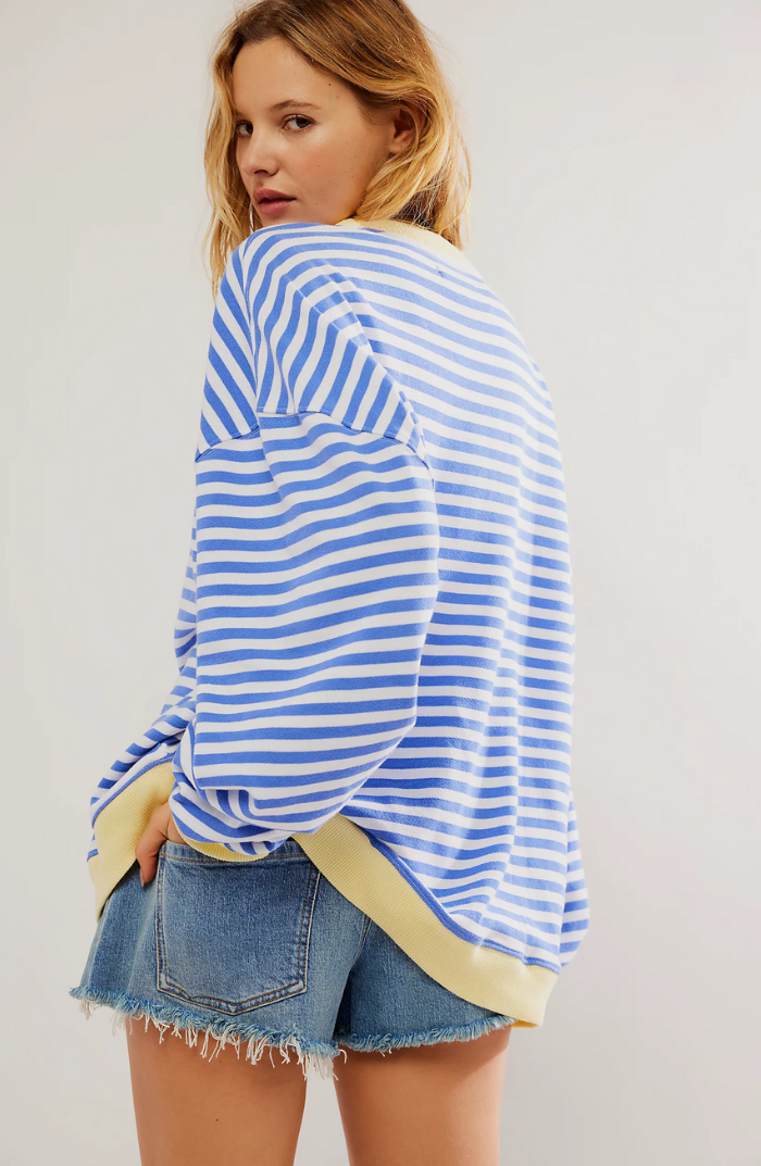 Gestreepte Vintage Oversized Trui