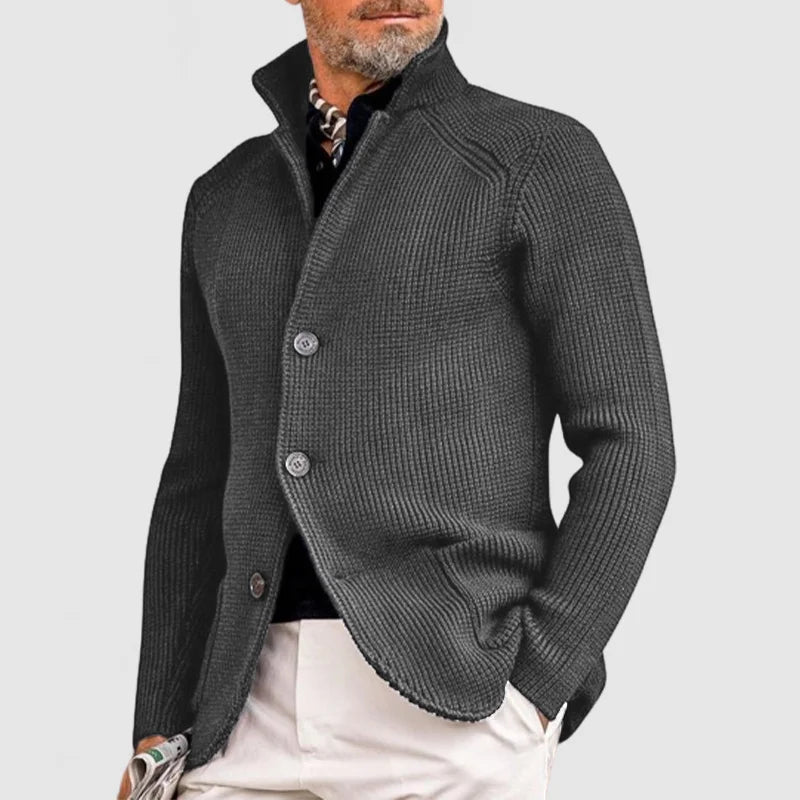 Classic Comfort – Luxe Heren Cardigan