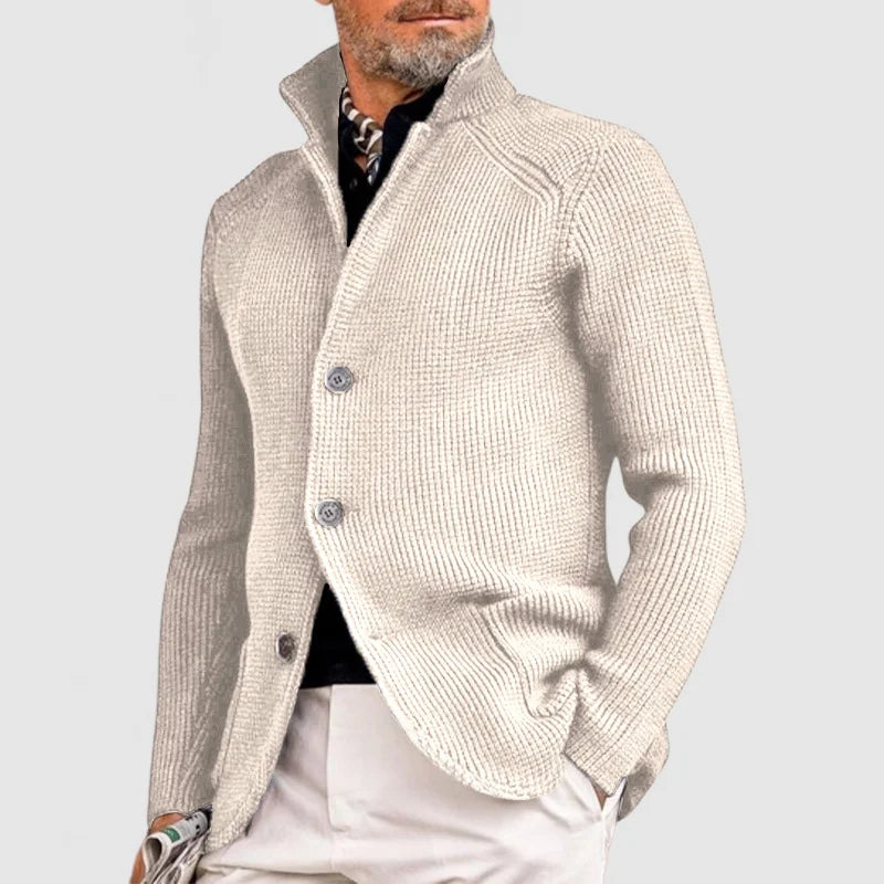 Classic Comfort – Luxe Heren Cardigan