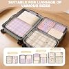 8-delige Kofferorganizer Set – Praktische Reisorganizers