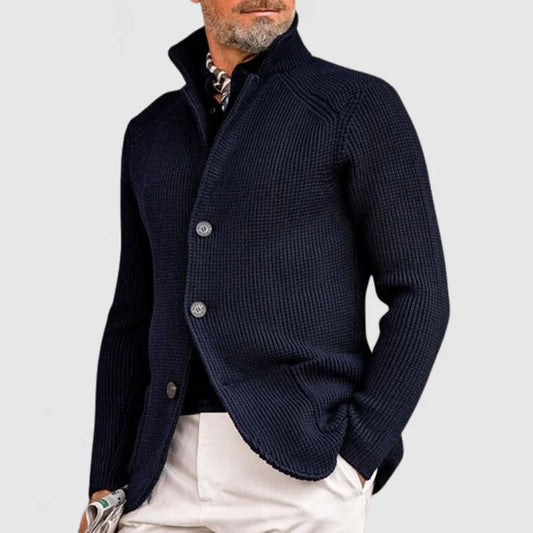 Classic Comfort – Luxe Heren Cardigan