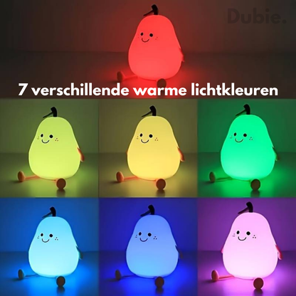 Oplaadbaar LED-nachtlampje in peervorm