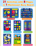 Montessori Activiteitenboek voor Kinderen – Educatief Speelbord
