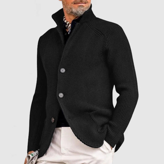 Classic Comfort – Luxe Heren Cardigan