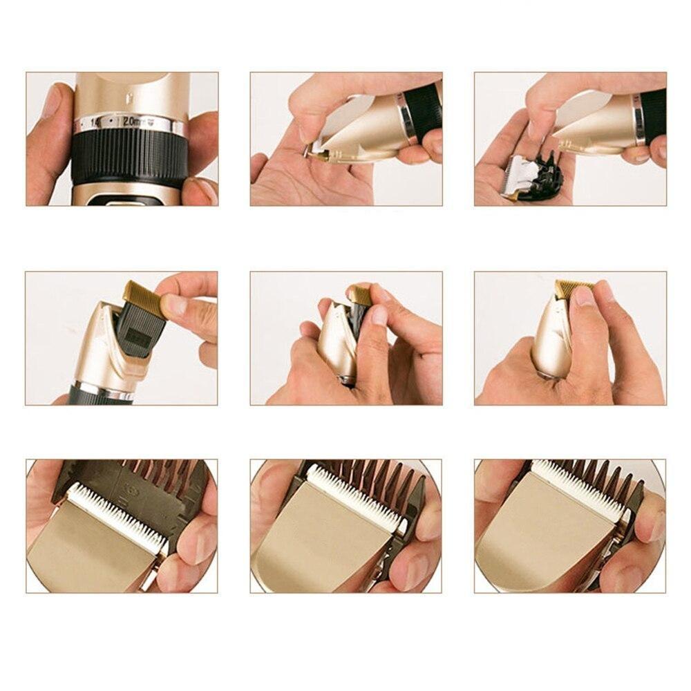 Complete Professionele Trimmerset voor Honden en Katten - Draadloze Huisdier Tondeuse met USB-oplaadfunctie