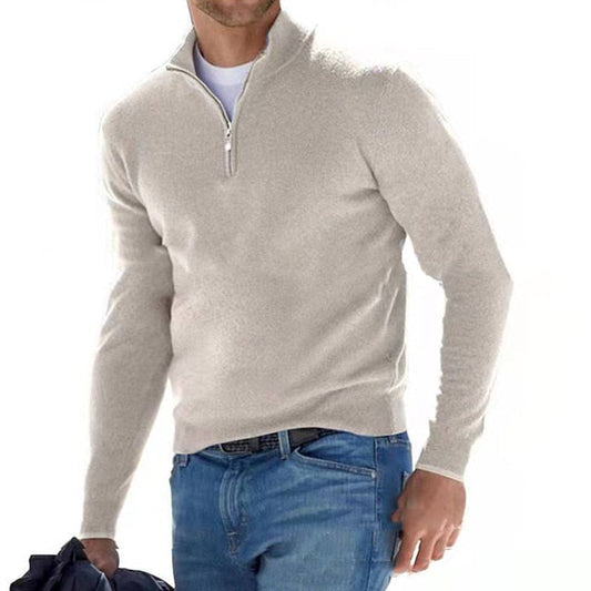 Elegante Zip Trui