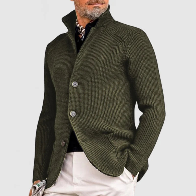 Classic Comfort – Luxe Heren Cardigan