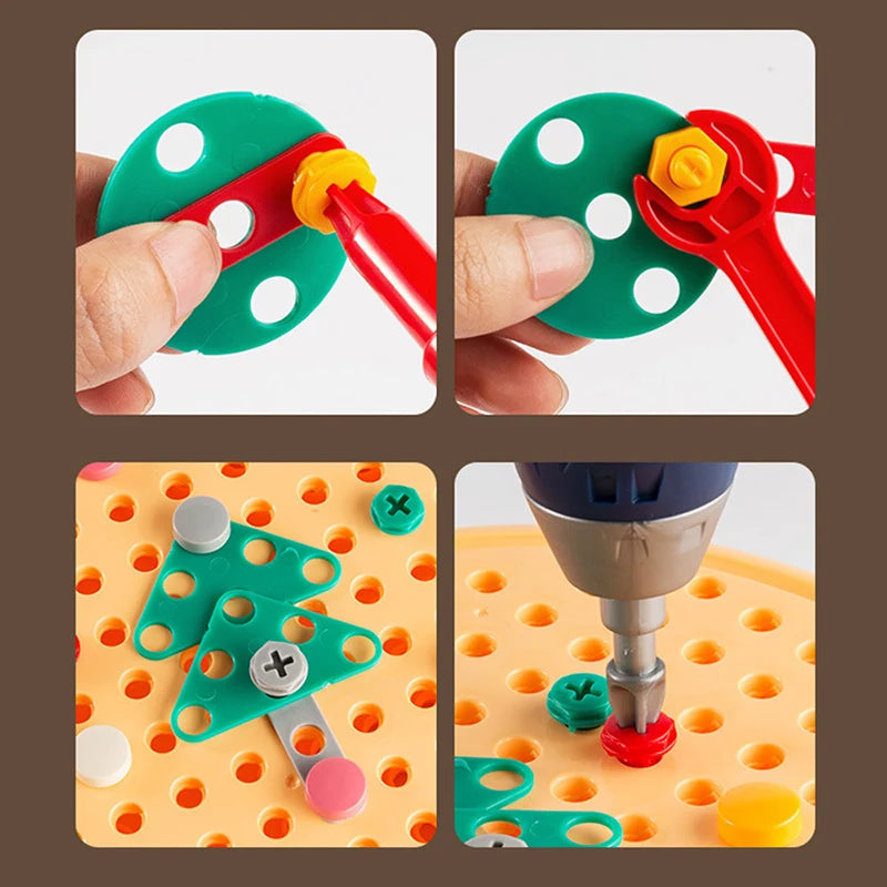 Montessori Gereedschapskist - Creatief Educatief Speelgoed