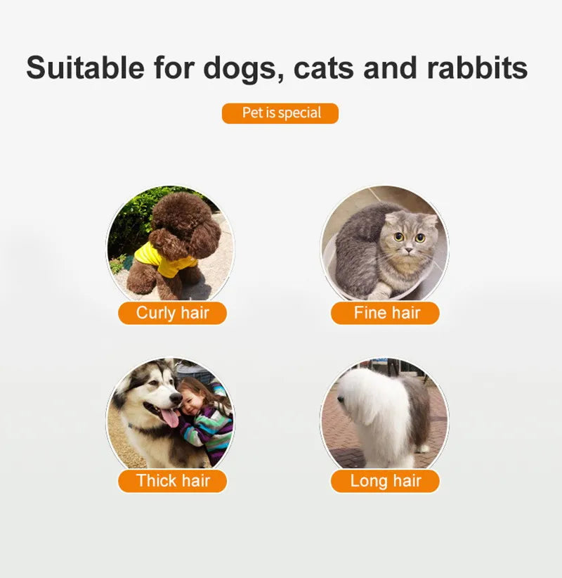 Complete Professionele Trimmerset voor Honden en Katten - Draadloze Huisdier Tondeuse met USB-oplaadfunctie